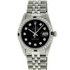 Image 1 : Rolex Stainless Steel 1.00 ctw Diamond and Emerald DateJust Men's Watch