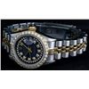 Image 5 : Rolex Two-Tone Blue String Diamond VVS Beadset DateJust Ladies Watch