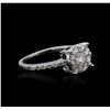 Image 1 : 14KT White Gold 0.85 ctw Diamond Ring