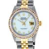 Image 2 : Rolex Two-Tone 2.75 ctw Diamond DateJust Men's Watch