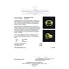 Image 5 : 5.20 ctw Peridot and Diamond Ring - 18KT Yellow Gold
