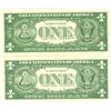 Image 2 : $1 XF/AV Silver Certificate Currency Lot of 2