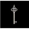 Tiffany & Co. Sterling Siler Crown Key Pendant