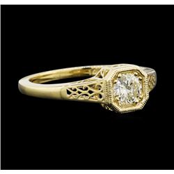 0.50 ctw Diamond Ring - 14KT Yellow Gold