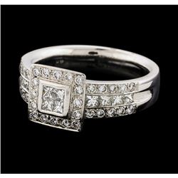 1.00 ctw Diamond Ring - 14KT White Gold