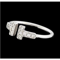 0.21 ctw Diamond Ring - 14KT White Gold