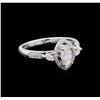 0.72 ctw Diamond Ring - 18KT White Gold