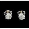 14KT White Gold 1.32 ctw Diamond Stud Earrings