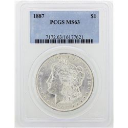 1887 PCGS MS63 Morgan Silver Dollar