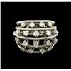 Image 2 : 1.02 ctw Diamond Ring - 14KT White Gold