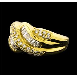 Diamond Ring - 18KT Yellow Gold