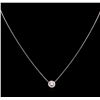 Image 2 : 0.57 ctw Diamond Necklace - 14KT Two-Tone Gold