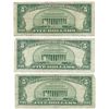 Image 2 : 1953 $5 Silver Certificate Currency Lot of 3