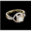 Image 1 : 1.17 ctw Diamond Ring - 14KT Yellow Gold