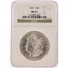 Image 1 : 1881-S NGC  MS64 Morgan Silver Dollar