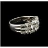 0.54 ctw Diamond Ring - 18KT White Gold