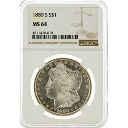 1880-S NGC MS64 Morgan Silver Dollar