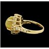 Image 3 : 2.62 ctw Opal and Diamond Ring - 14KT Yellow Gold