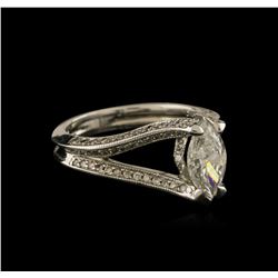 1.34 ctw Diamond Ring - 18KT White Gold