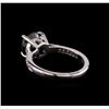 Image 3 : 3.85 ctw Black Diamond Ring - 14KT White Gold