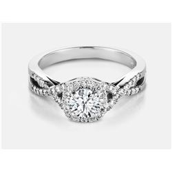 Diamond Ring - 14KT White Gold