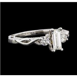 1.00 ctw Diamond Ring - 14KT White Gold