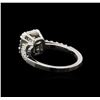 Image 3 : 14KT White Gold 1.13 ctw Diamond Ring