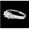 Image 1 : 0.75 ctw Diamond Ring - 14KT White Gold