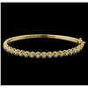 0.75 ctw Diamond Bracelet - 14KT Yellow Gold