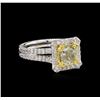 Image 1 : GIA Cert 1.51 ctw Diamond Ring - 14KT Two-Tone Gold