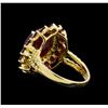 Image 3 : 9.11 ctw Ruby and Diamond Ring - 14KT Yellow Gold