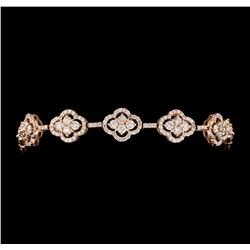 5.00 ctw Diamond Bracelet - 14KT Rose Gold