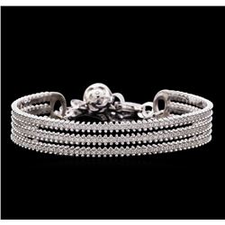 1.27 ctw Diamond Bracelet - 14KT White Gold