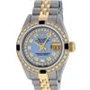 Image 1 : Rolex Two-Tone Diamond and Sapphire DateJust Ladies Watch