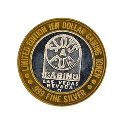 Limited Edition $10 Las Vegas .999 Silver Gaming Token