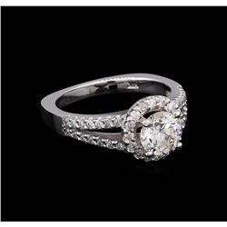 1.47 ctw Diamond Ring - 14KT White Gold