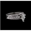 GIA Cert 1.42 ctw Diamond Ring - 18KT White Gold