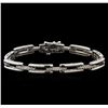 0.75 ctw Diamond Bracelet - 14KT White Gold