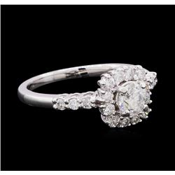 0.98 ctw Diamond Ring - 14KT White Gold