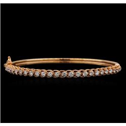 14KT Rose Gold 1.59 ctw Diamond Bracelet