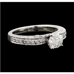 1.01 ctw Diamond Ring - 18KT White Gold