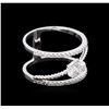 Image 1 : 0.99 ctw Diamond Ring - 14KT White Gold