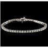 14KT White Gold 4.80 ctw Diamond Tennis Bracelet