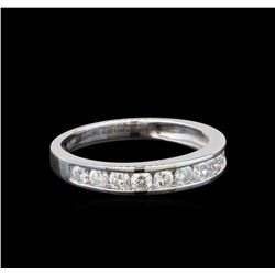 0.62 ctw Diamond Band - 14KT White Gold