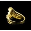 Image 3 : 1.03 ctw Diamond Ring - 14KT Yellow Gold