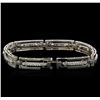 Image 2 : 0.95 ctw Diamond Bracelet - 14KT White Gold