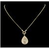 3.02 ctw Diamond Necklace - 14KT Yellow Gold