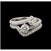 Image 2 : 1.42 ctw Diamond Ring - 14KT White Gold