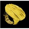 Image 4 : Round Medallion Ring - Gold Plated