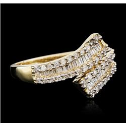 10KT Yellow Gold 0.50 ctw Diamond Ring